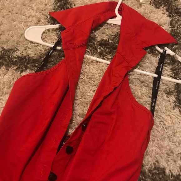 Tara Subkoff for Bebe red heart pin up dress XS - Picture 3 of 6